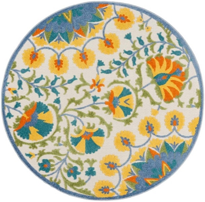 4' Round Area Rug