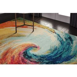 Colorful Swirl Rug 7'10"x10'6"