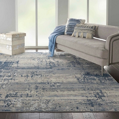 Rustic Textures 9'x13' Area Rug