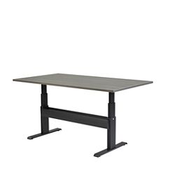 Meridian Adjustable Height Conference Rectangular Table - 84"W x 42"D