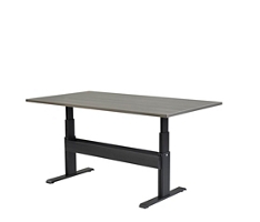 Meridian Adjustable Height Conference Rectangular Table - 84"W x 42"D