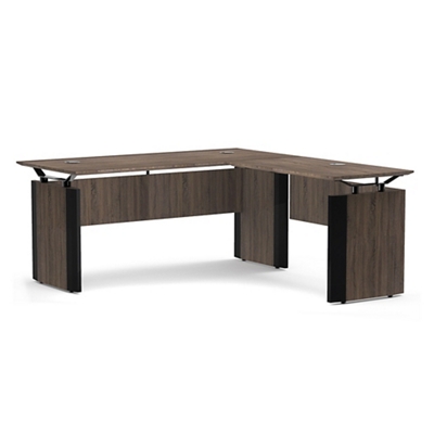 Allure Executive L-Shaped Desk 66"W x 78"D