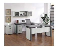 Allure U-Desk Office Suite with Center Drawer