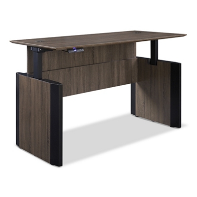 Allure Height Adjustable Desk - 60"W x 30"D