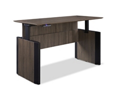 Allure Height Adjustable Desk - 66"W x 30"D