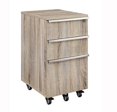 District Three-Drawer Mobile Pedestal Storage