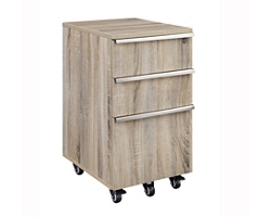 District Three-Drawer Mobile Pedestal Storage