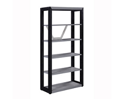District 5-Shelf Storage Bookcase - 72H