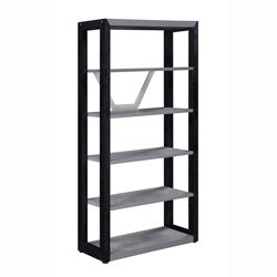 District 5-Shelf Storage Bookcase - 72H