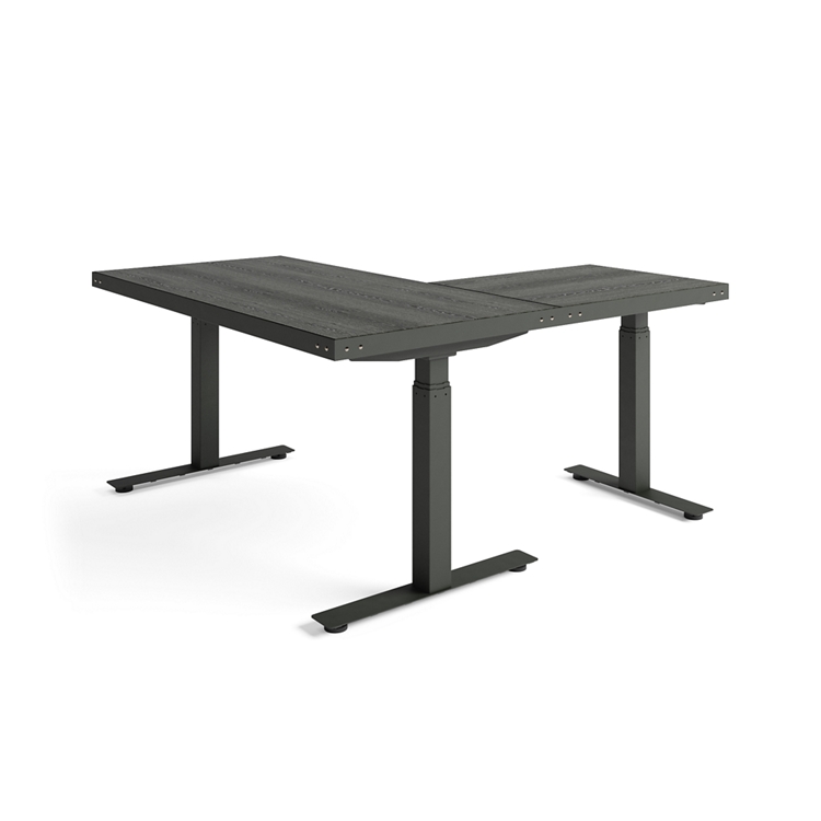 Urban L-Shaped Desk with Adjustable Height Right Return - 60