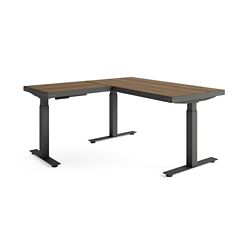 Via Adjustable Height L-Shaped Desk with Reversible Return by Sauder  Commercial Extensions
