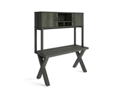 Rivet Credenza w/ Hutch - 60”W