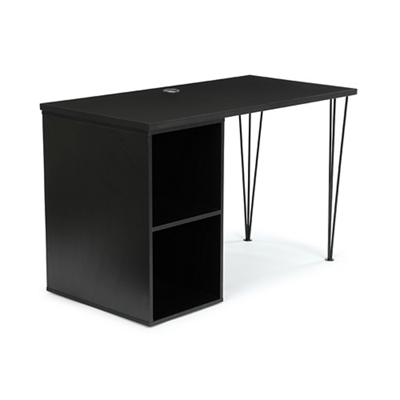 Maker Hairpin Leg and Open Storage Desk - 48"W