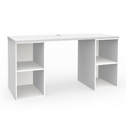 Maker Double Storage Cabinet Desk - 60"W
