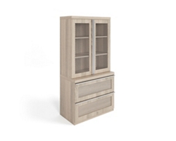 District Cabinet and Lateral File Set - 36"Wx71.5"H