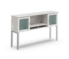 Allure Credenza-Supported Storage Hutch - 66"W