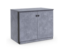 Allure Storage Cabinet with Wood Doors