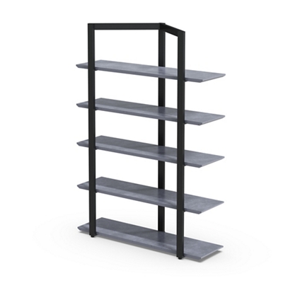 Allure 68"H Five-Shelf Storage Bookcase