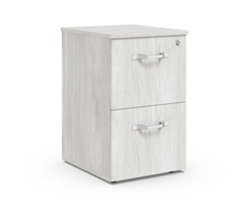 Allure 15.5"W Two Drawer File Storage Pedestal
