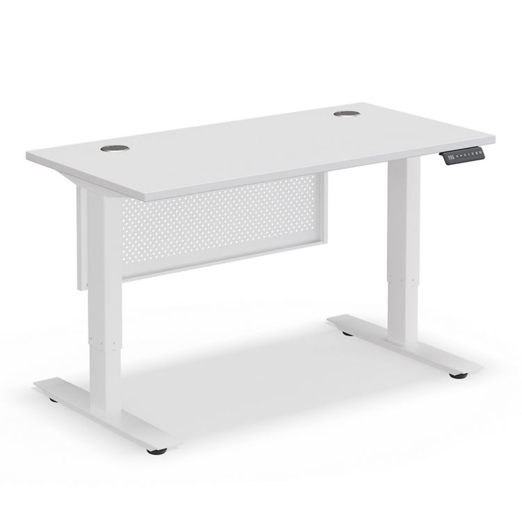 Upward Height Adjustable Standing Desk with Modesty Panel - 48