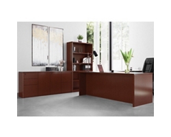 Reversible L-Desk Set