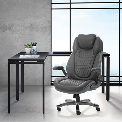 Pro-Line II™ Deluxe Executive Textured Chair with Flip Arms