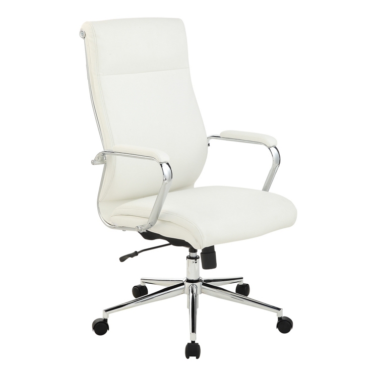 サロンチェア シングルソファ グホワイト モダン クラシック AC-6169 ProLine II High Back Office Chair