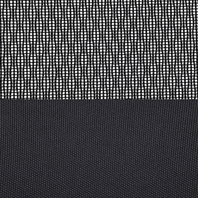 Black Mesh/Black Fabric