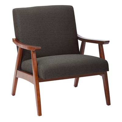 FABRIC WOOD ARM CHAIR / ファブリックウッドアームチェア FABRIC WOOD ARM CHAIRCUSHION METAL FLAME CHAIR-ウッド