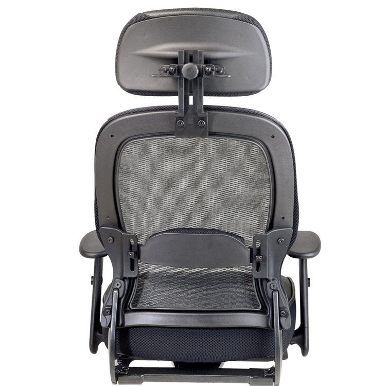 Space 27 Series Mesh Back Space Office Chair with Leather Seat and
