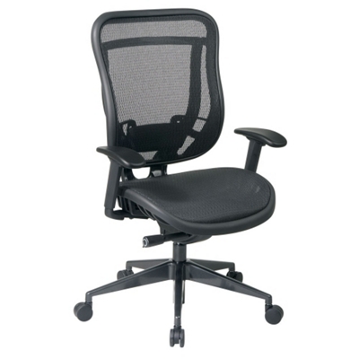 Executive High Back Mesh Chair with Gunmetal Frame