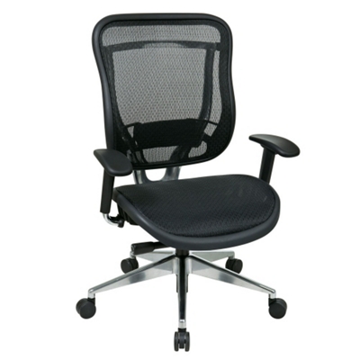 Executive High Back Mesh Chair with Aluminum Frame