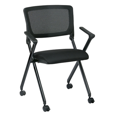 Chair with foldable discount arms