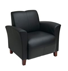 Flare Faux Leather Lounge Chair