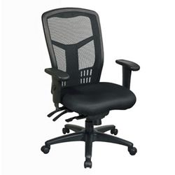 High-Back Mesh Chair with Seat Slider