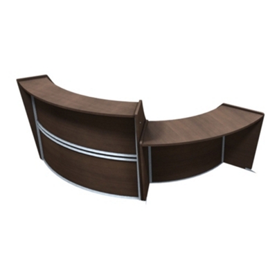 Marque Two Piece Ada Reception Station 116 W X 49 D By Ofm Nbf Com