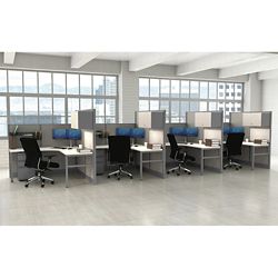 Corben Four Desk Pack with P legs
