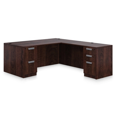 オフィス用品 Dream Contemporary Laminate L-Shaped Desk - 71