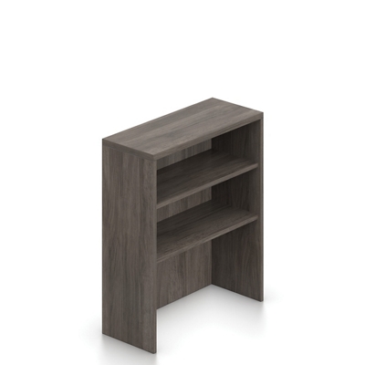 NBF Signature Series Laminate Bookcase Desk Hutch