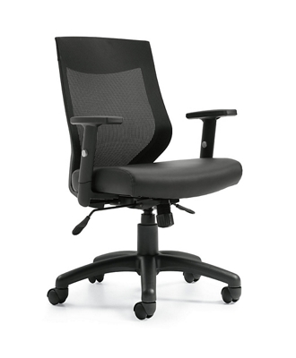 Contemporary Mesh Back Synchro-Tilt Chair