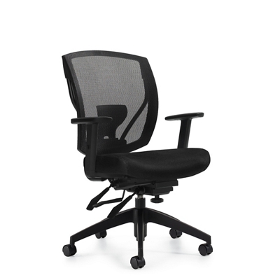 Contemporary Mesh Mid-Back Multi-Adjustment Task Chair