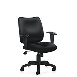 Contemporary Fabric Mid-Back Task Chair