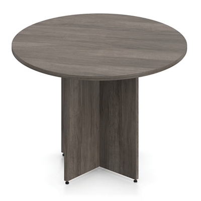 Contemporary Four Seat Round Conference Table - 42"DIA
