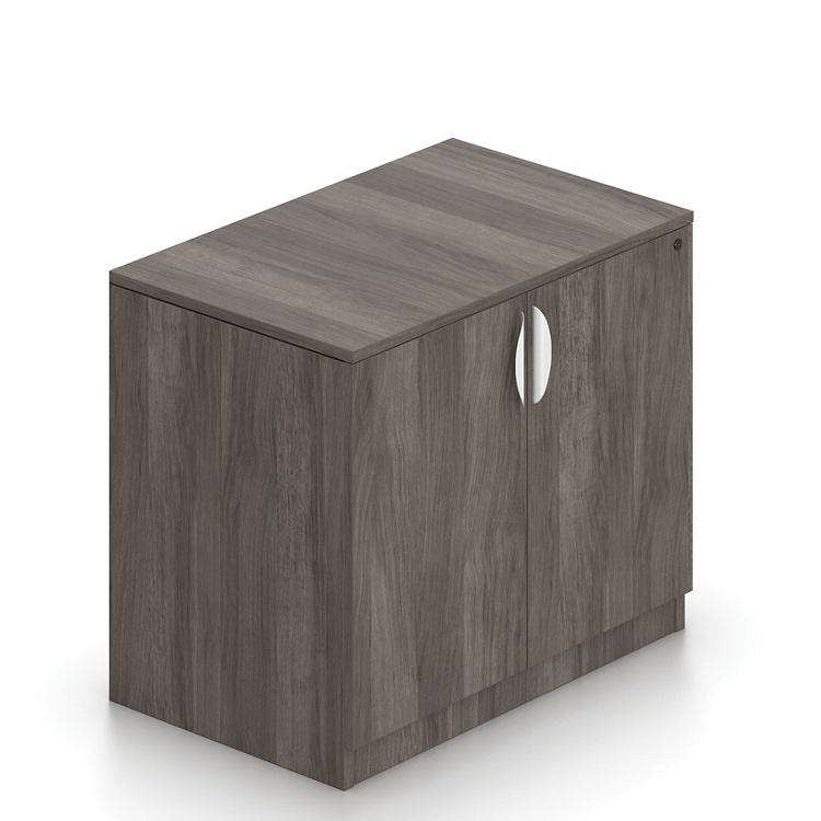 新品未使用　希少Cartier Wood box Anthracite Grey Contemporary Laminate Storage Cabinet - 36