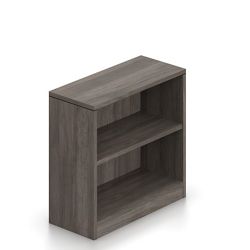 Contemporary Laminate Two Shelf Bookcase - 30"H