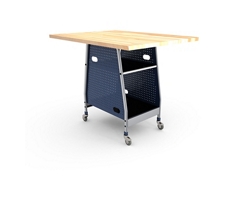 MAKER™ Invent Butcher Block Table - 39"H