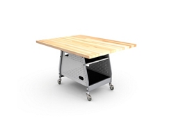 MAKER™ Invent Butcher Block Table - 29"H