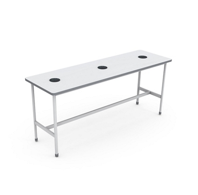 Chargebar Table - 96"Wx30"D