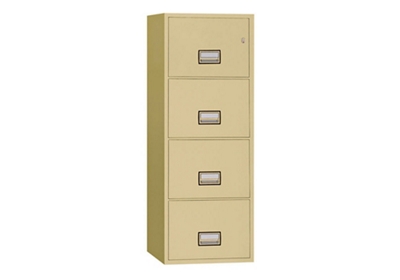 Four Drawer Fireproof Vertical File - 16.875"W x 25"D