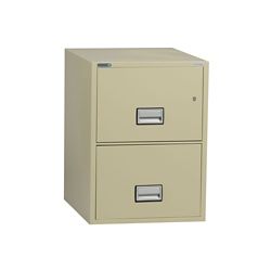 Fireproof Two Drawer Vertical File - 19.875"W x 25"D